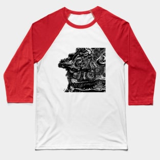 Chinese Lion Baseball T-Shirt